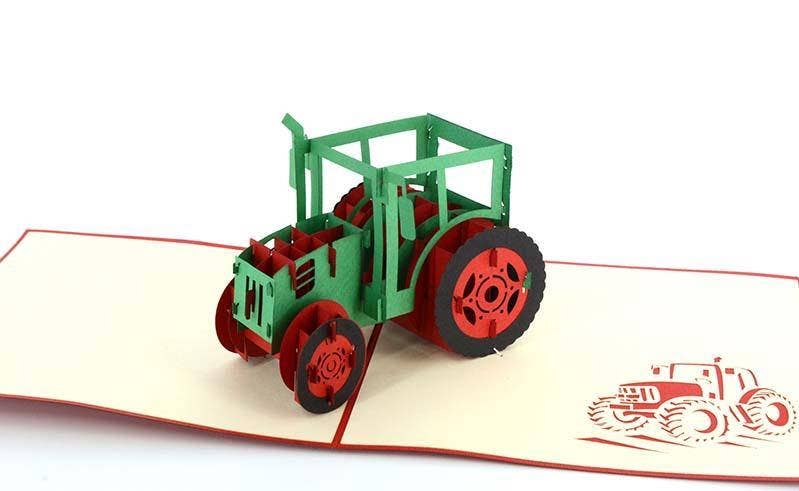 Henry Pop Up Cards - Wholesale Everyday Greeting Card - Tractor 3D0