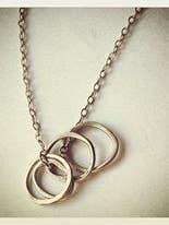 Collana a 4 cerchi per la vendita all'ingrosso da parte di Zahavah Jewelry