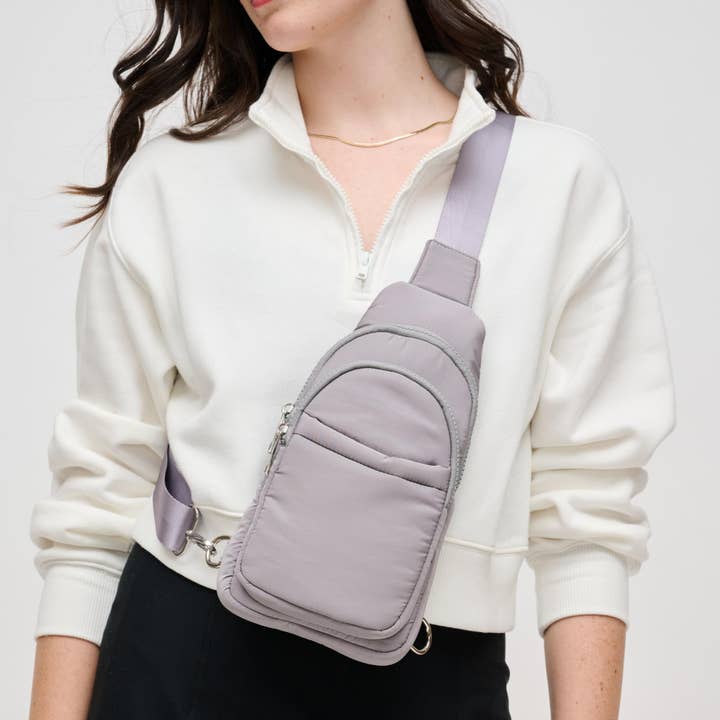Urban Expressions - Wholesale Backpack - Women's - Kenny Nylon Multi-Compartment Sling Backpack Sling Backpack24