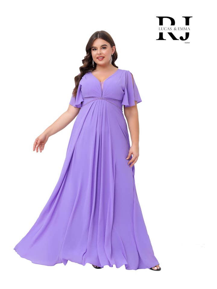 Lucas & Emma - Sarl RJ & co - Vente Robe de soirée – femme - Robe de soirée grande taille Houston 22297