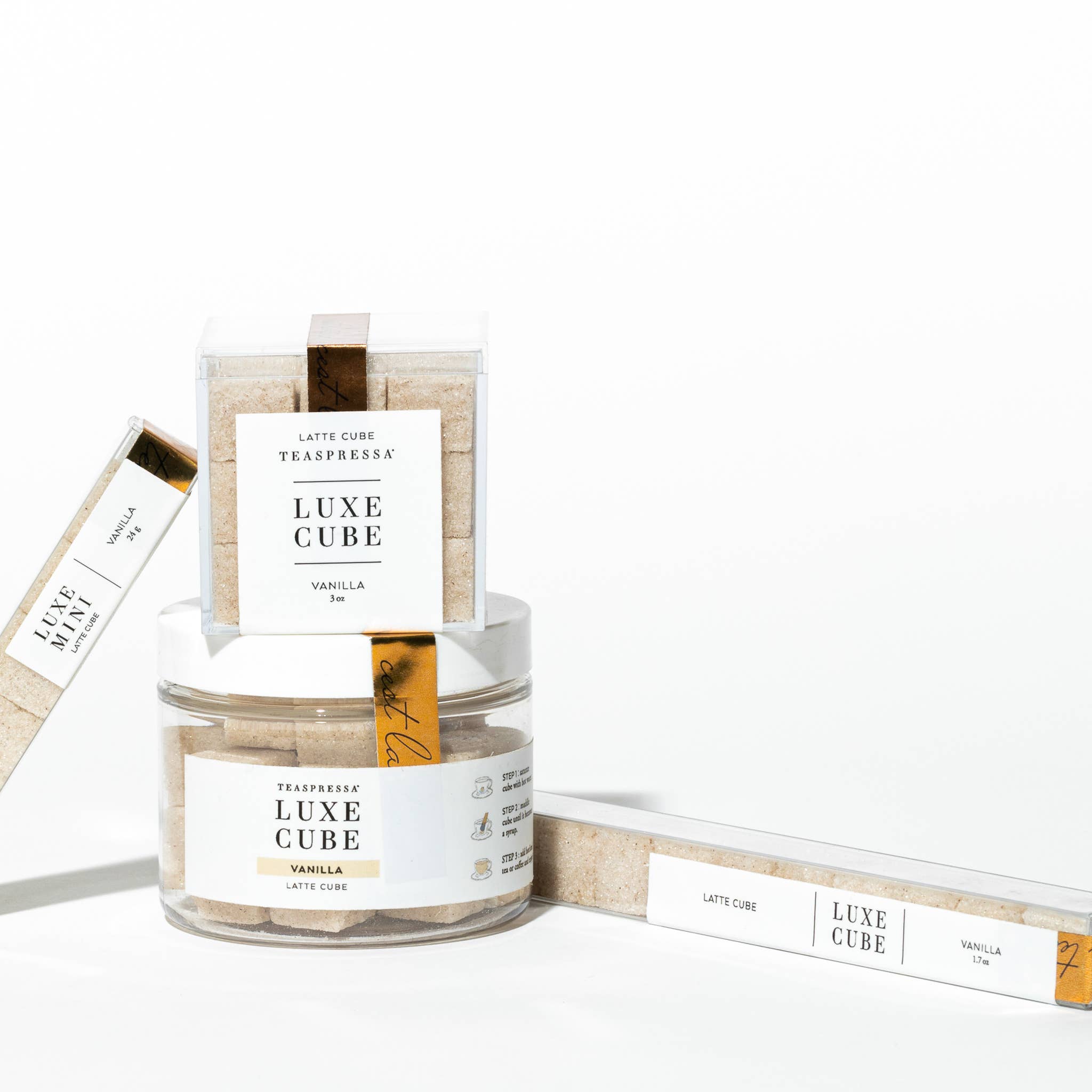 TEASPRESSA | LUXE Mixer Cube - Wholesale Sugar/Sweetener - VANILLA | LUXE Barista Cube6