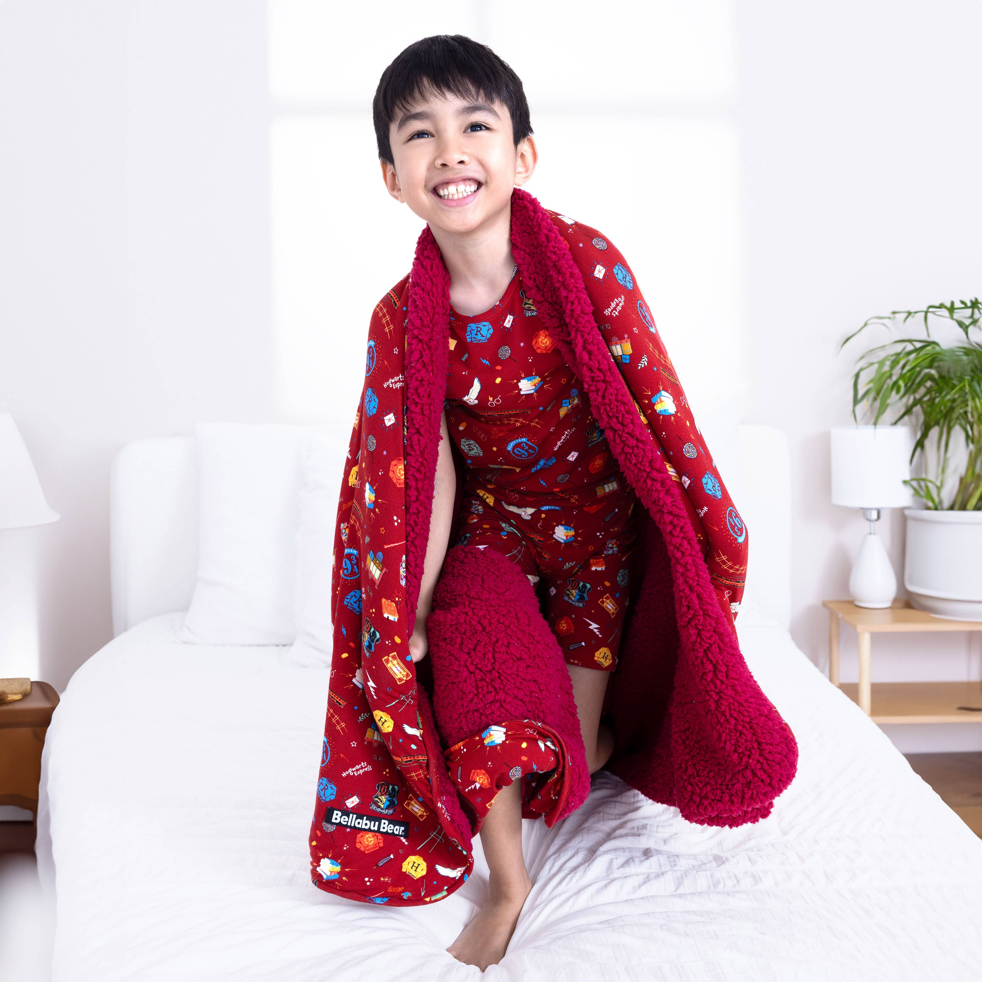 Bellabu Bear - Wholesale Bedding Blanket - Kids & Baby - Harry Potter Hogwarts Express Bamboo Blanket14