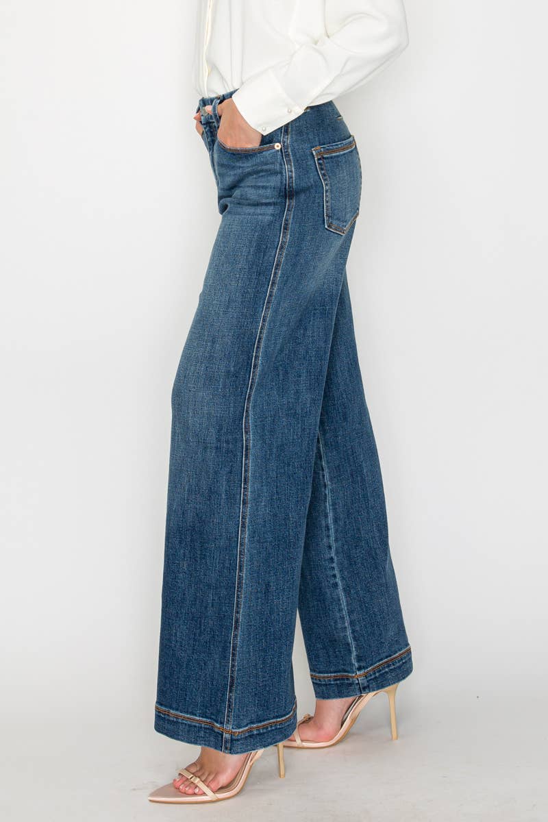 ARTEMIS VINTAGE - Wholesale Jeans - Women's - RELAXED HIGH RISE PALAZZO JEANS2