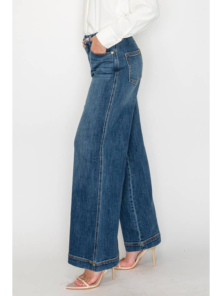 ARTEMIS VINTAGE - Wholesale Jeans - Women's - RELAXED HIGH RISE PALAZZO JEANS2