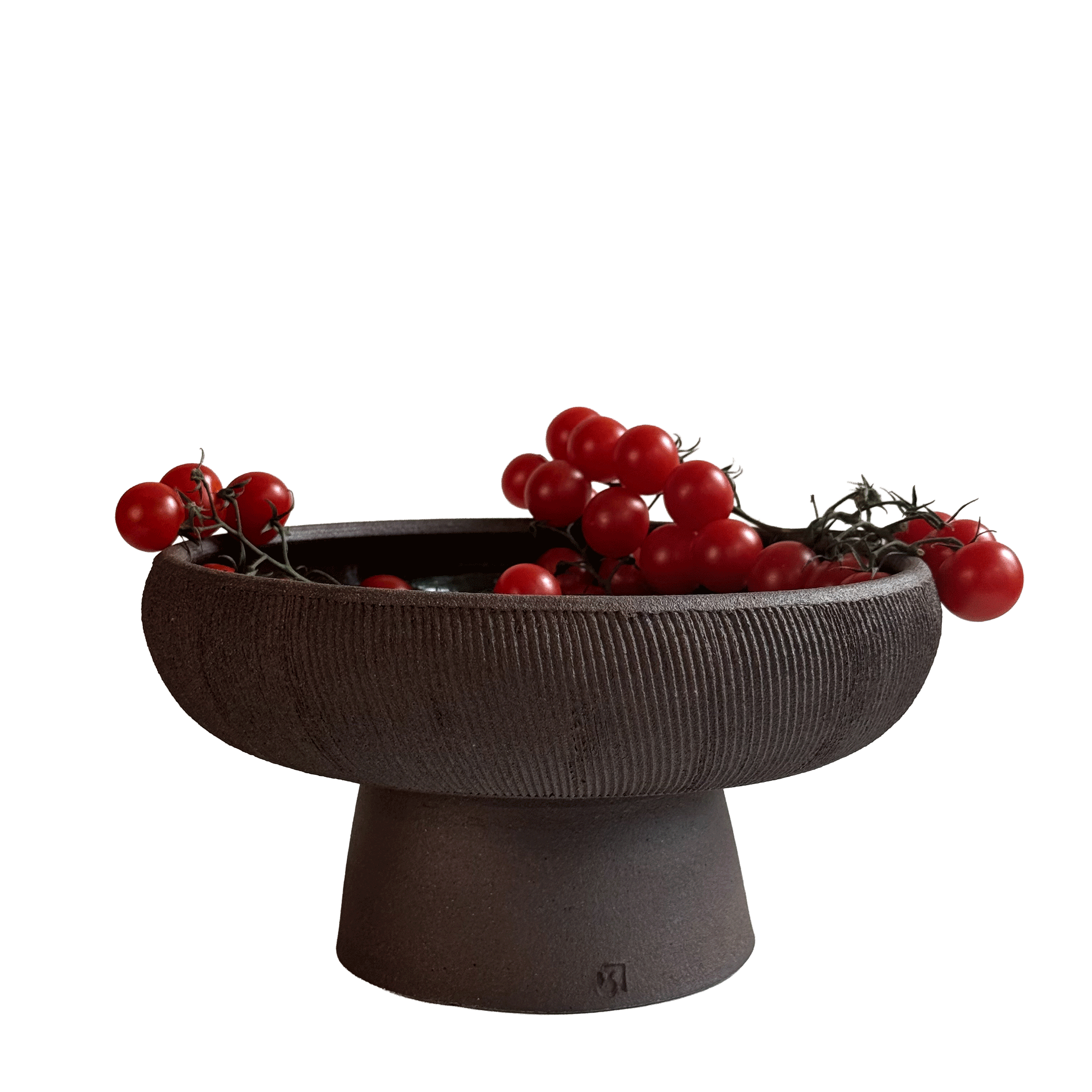 SOMBRA - Wholesale Decorative Plate/Dish/Bowl - 10" Jasper Pedestal Bowl 1012