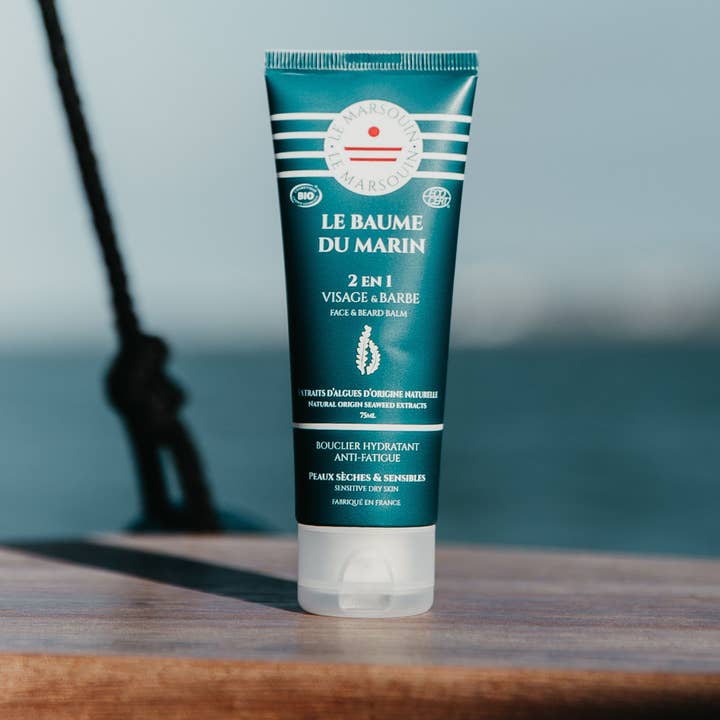 ⚓️ Le Marsouin Organic Face & Beard Moisturizing Balm for Men for wholesale by Le Marsouin