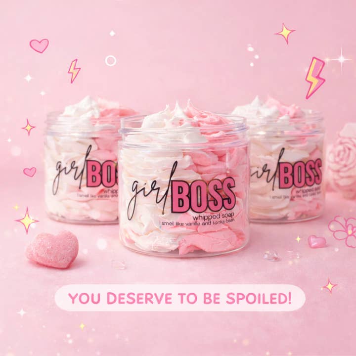 GirlBOSS Whipped Soap for wholesale by Alvisse Cosmetics