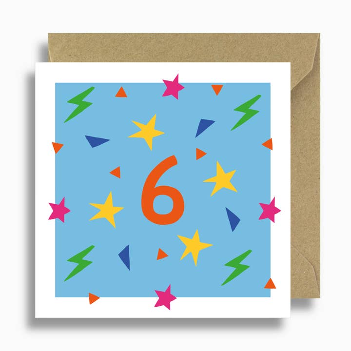6e verjaardagskaart voor wholesale door Lizzie Chancellor