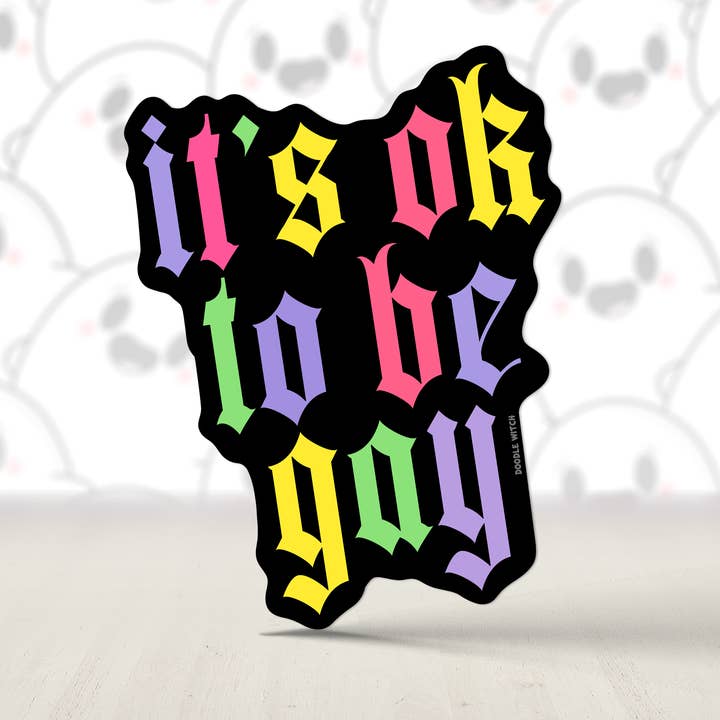 It's OK to be Gay Sticker for wholesale by DoodleWitch