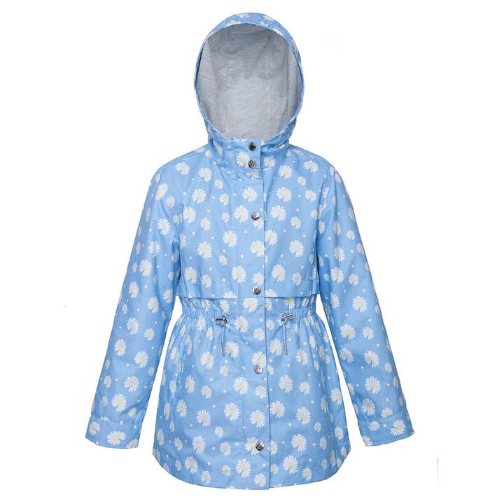 Rokka & Rolla - Wholesale Windbreaker - Kids - Girls' Light Rain Jacket Hooded Trench Coat13