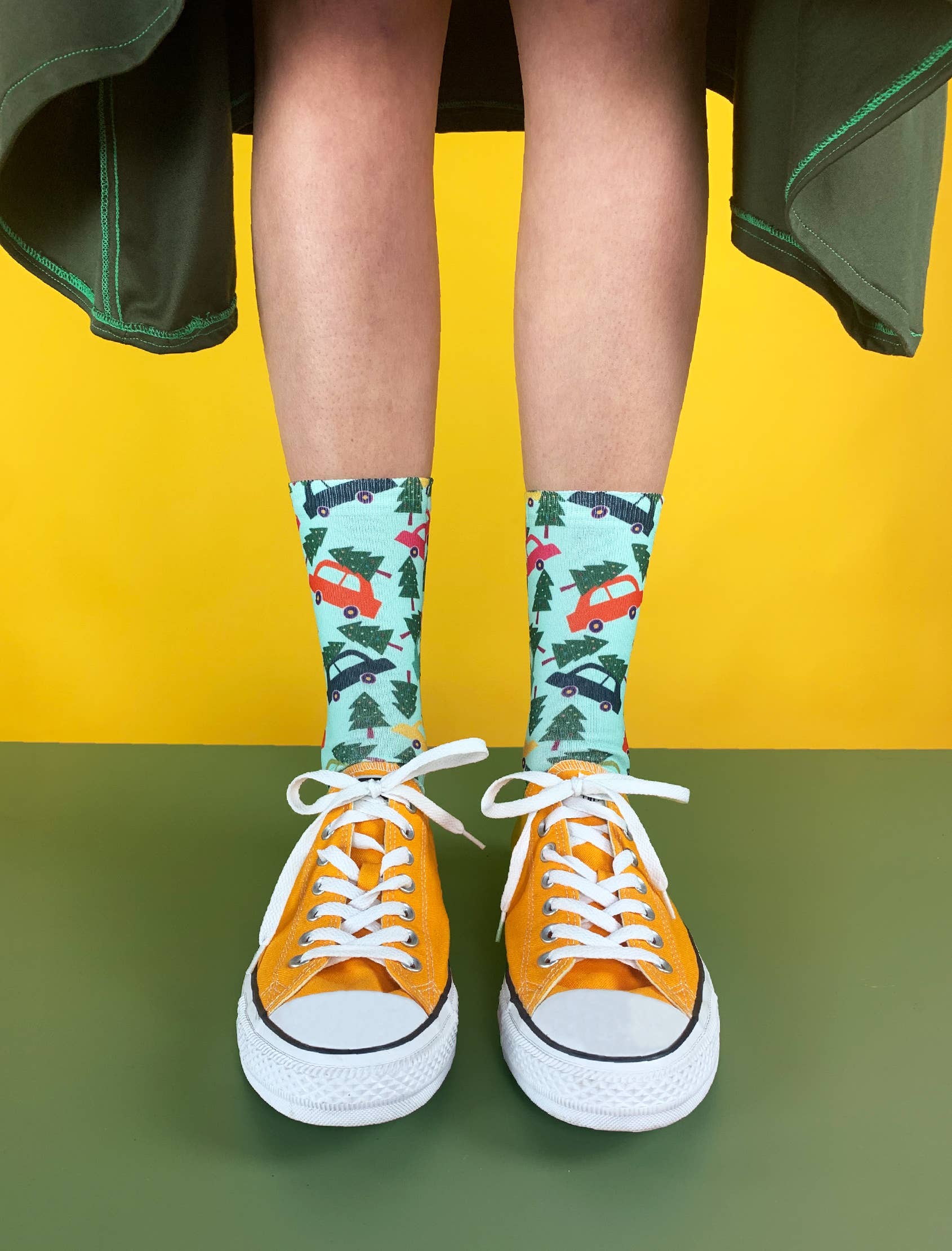 SWEET PARIPE - Wholesale Socks - Unisex - Christmas socks made of pine trees