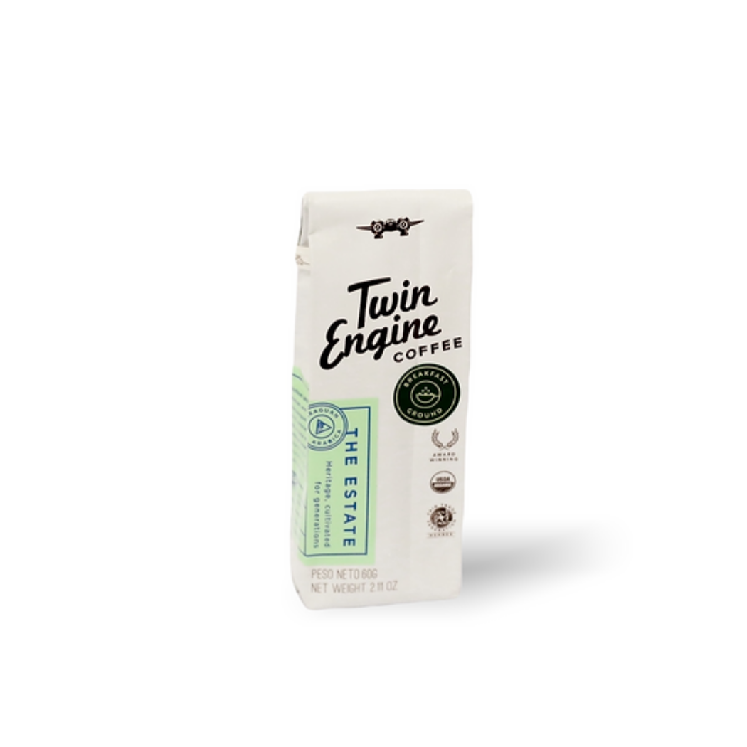 Twin Engine Coffee - Wholesale Ground Coffee - Traveler 1-Pot Organic Specialty Fair Coffee / The Estate6