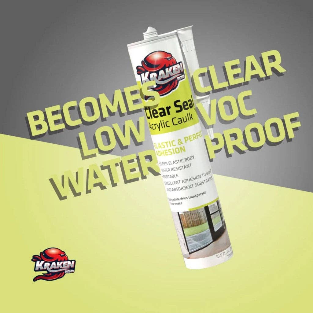 Dynamic Stone Tools - Wholesale  - Kraken Bond Clear Seal Acrylic Caulk - Clear5