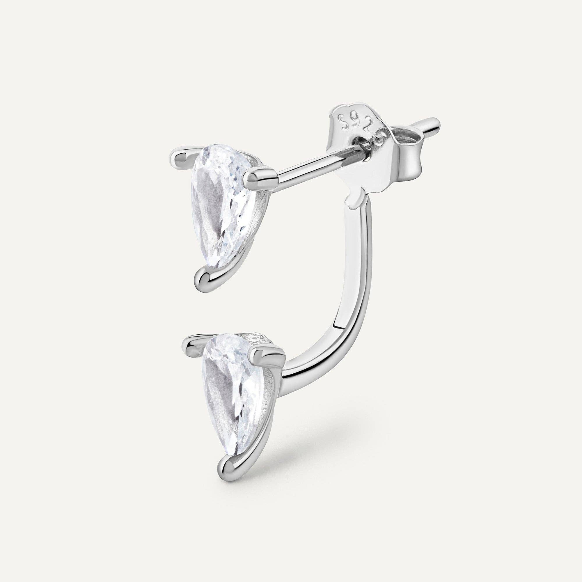 Pohesia – Großhandel Huggie-Ohrring – Zarzis Ohrstecker aus 925 Sterlingsilber mit 24-karätiger Vergoldung0