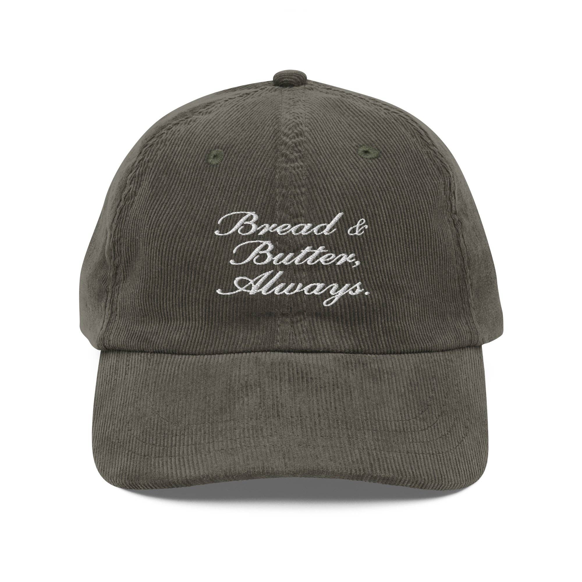 Kirty Studio - Wholesale Baseball Cap - Unisex - 'Bread & Butter' Corduroy Hat2