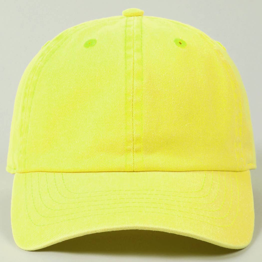 Fashion City - Wholesale Baseball Cap - Unisex - Stone Washed Cotton Solid Color Baseball Cap9