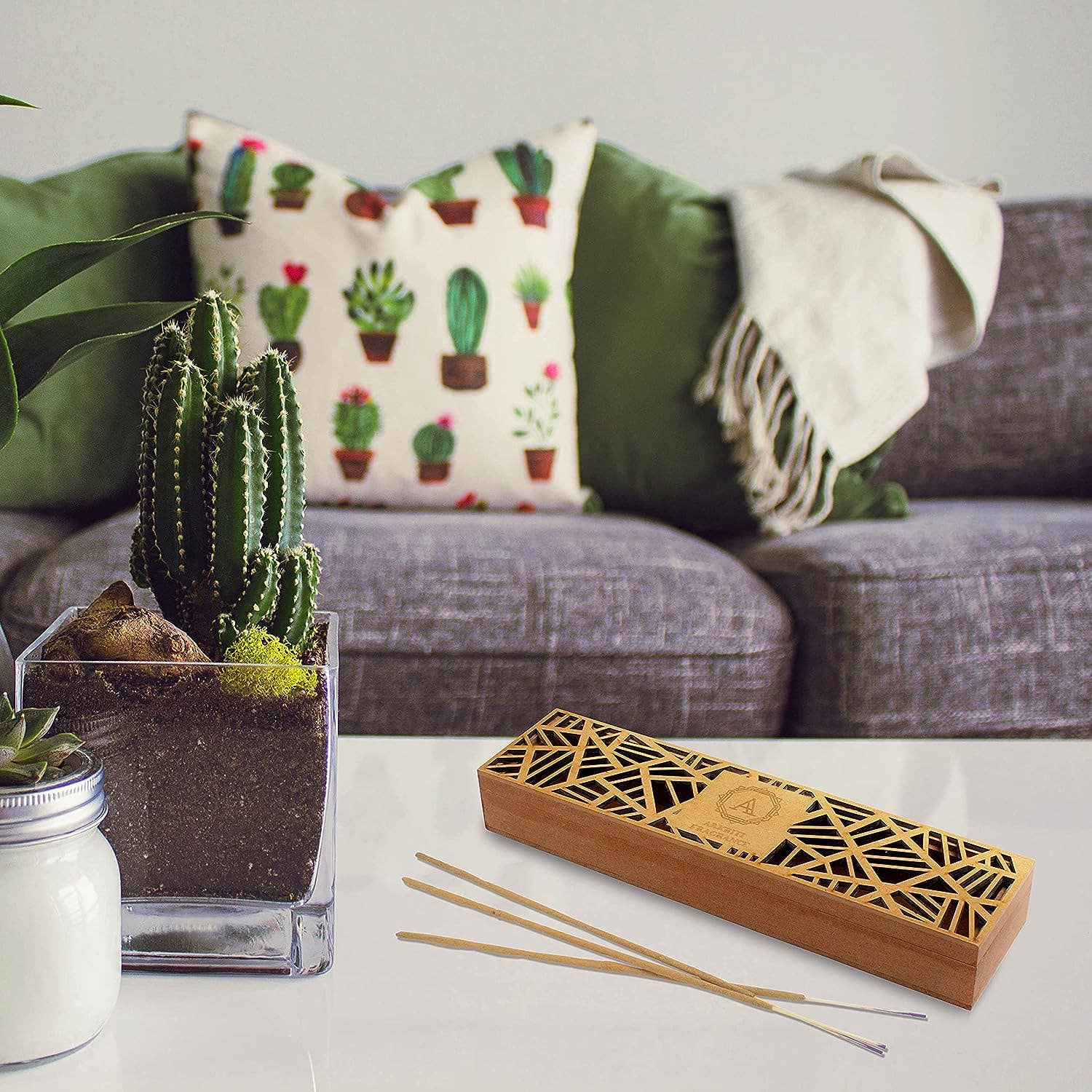 Aakriti Inc. - Wholesale Wierookhouder - Aakriti Premium houten handgemaakte wierookhouder (Zig Zag)1