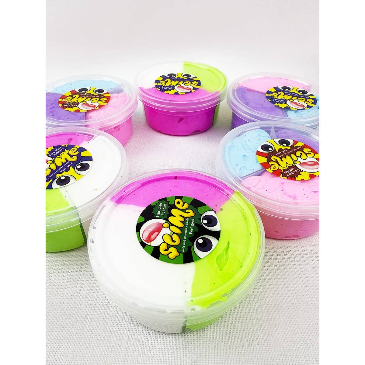 MÉLANGER LA COULEUR Kit complet de fabrication de slime à faire soi-même pour enfants en vente sur Faire2