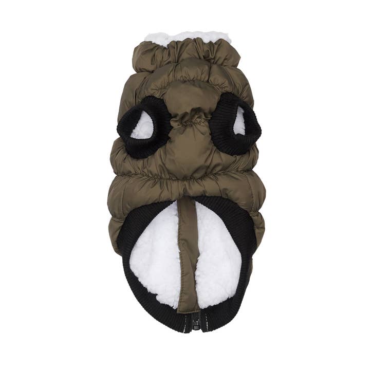 Barker's Bowtique - Wholesale Pet Vest - Dog - HD Crown Puffer Vest - Olive