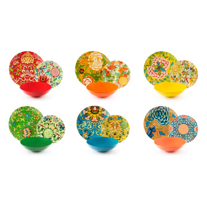 18-Piece Dinnerware Set The Silk Road for wholesale by Bergamaschi & Vimercati S.p.a.