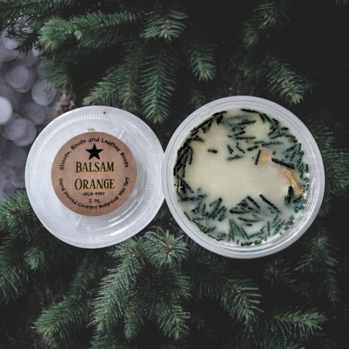 Shoots, Roots & Leather Boots - Wholesale Wax Melt - Extra Scented Wax Tart- Balsam Orange
