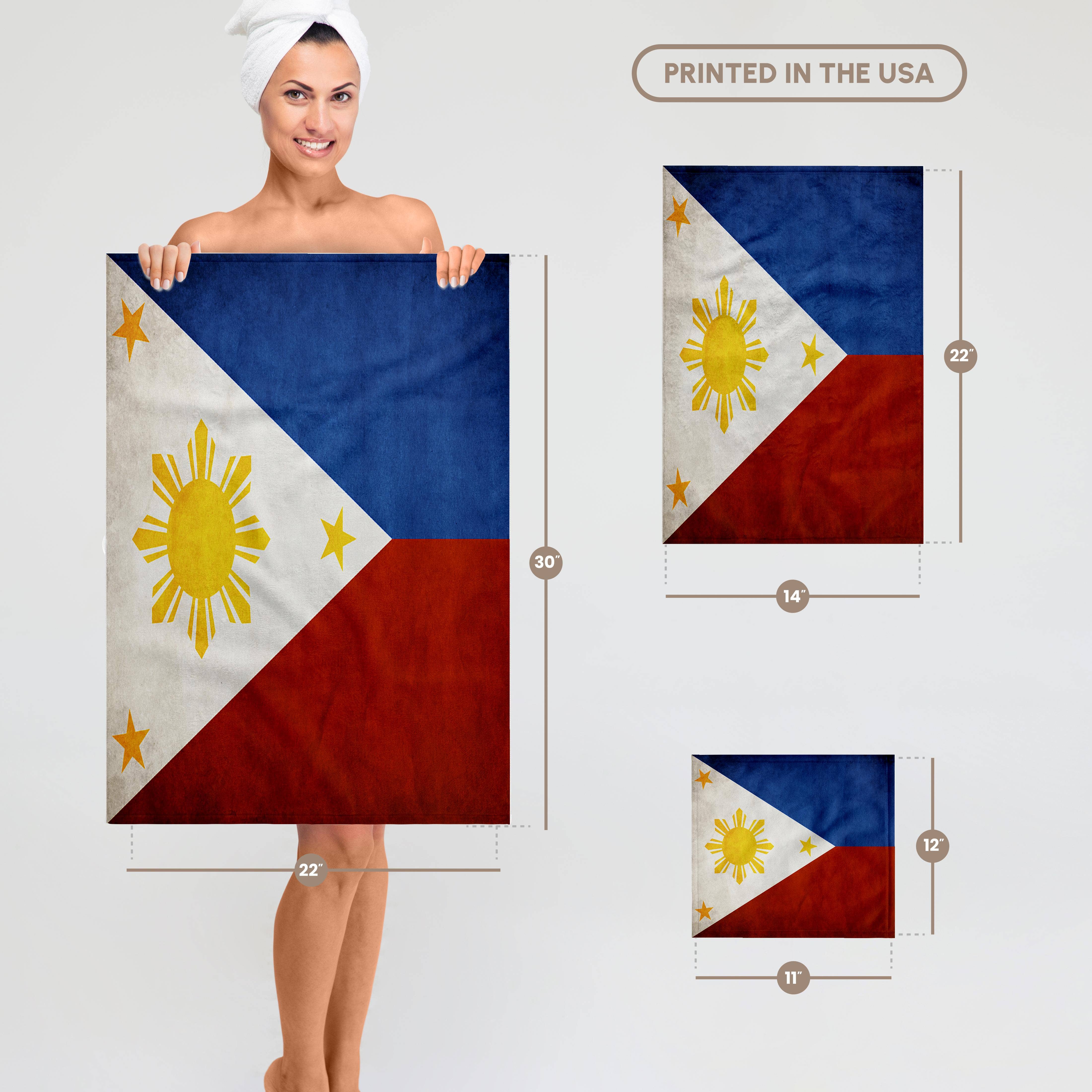 3dRose - Wholesale Bath towel - 3dRose, Philippines Flag, Towel6