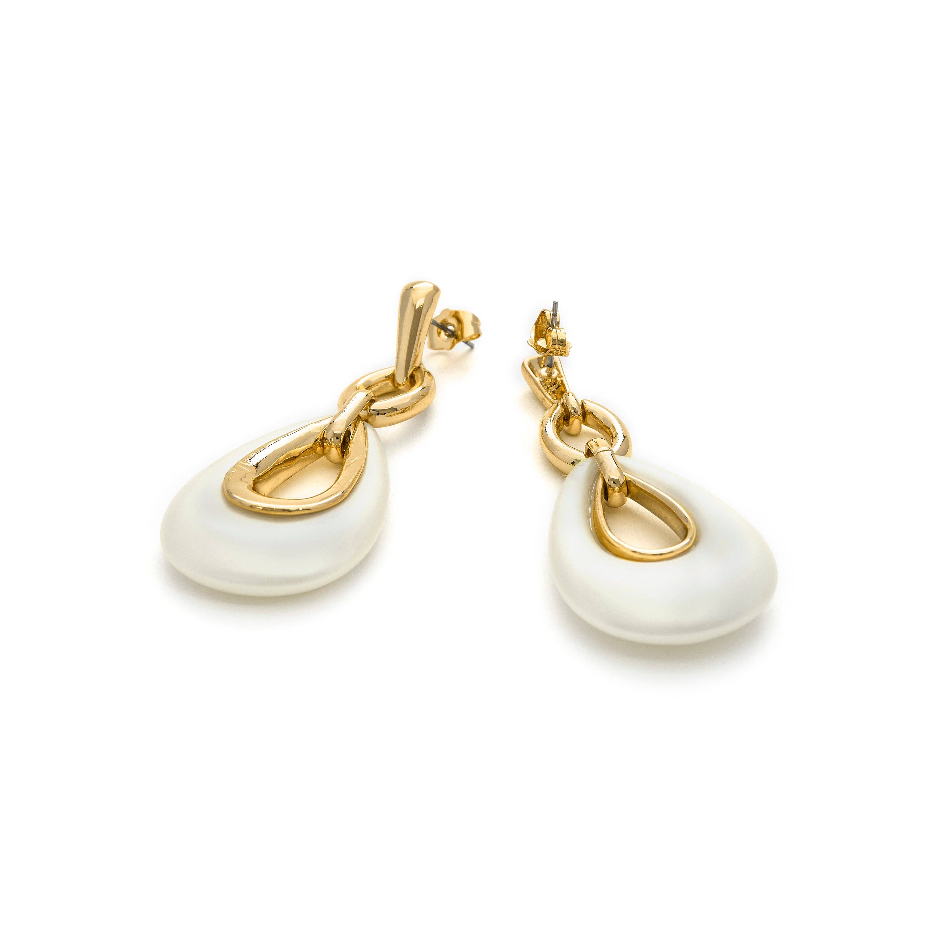 Luxenter – Engroshandel Hængeøreringe og creoløreringe – 18k guldgule øreringe - Humola4