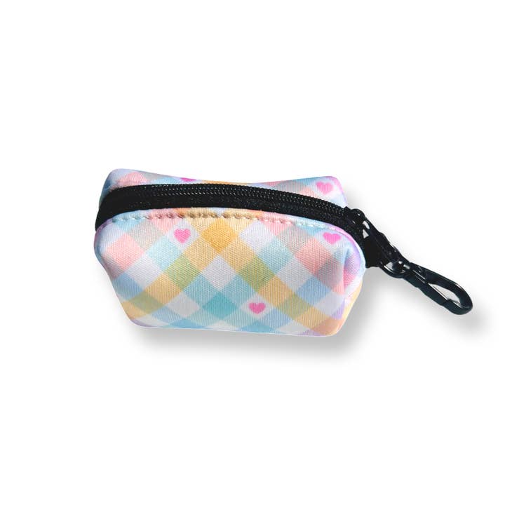 Bag Holder - Pastel Vichy for wholesale by Puppies & Pom Poms