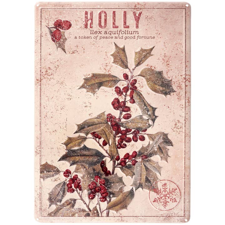 Holly Wall Decor for wholesale by Primitives by Kathy