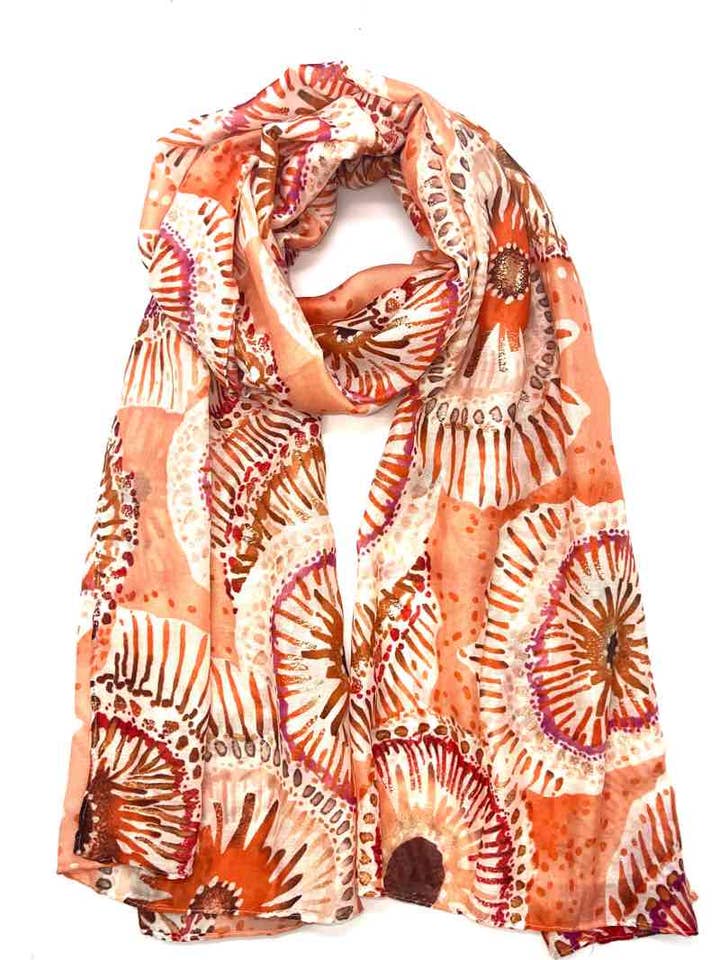 fine shiny scarf XT-48 for wholesale by LINETA