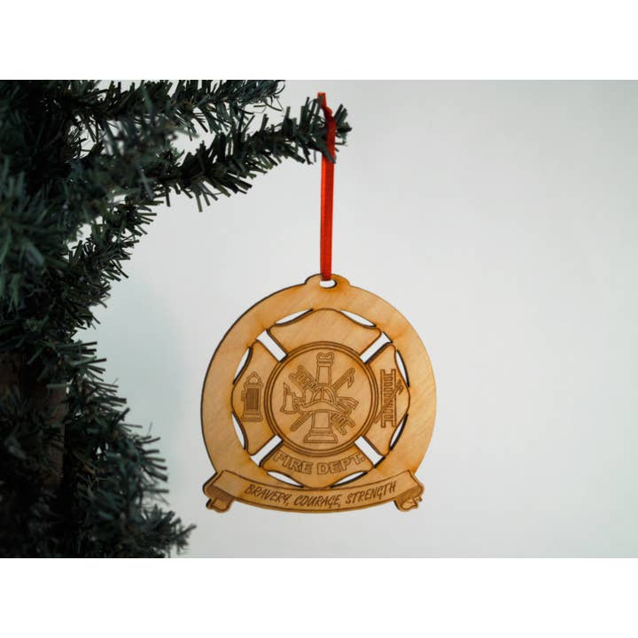 Rocket Laser Graphics - Wholesale Ornament - Fire Department Ornament