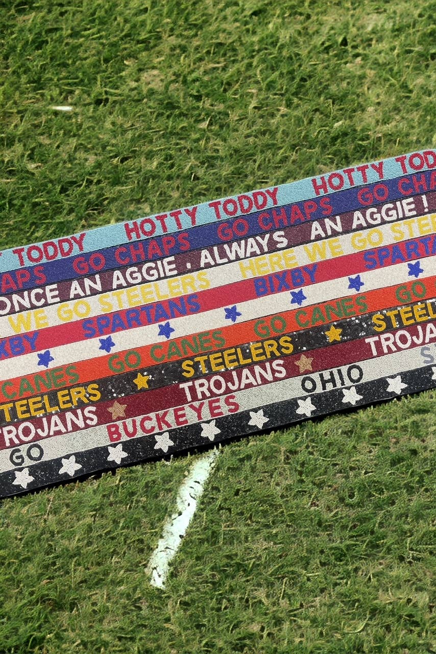 Wholesale Beaded Bag Strap, Clear Bag Strap, Football Strap, Gameday