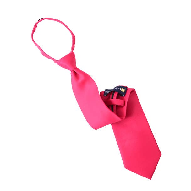 Selini New York - Wholesale Necktie - Men's - Poly Solid Zipper Tie30