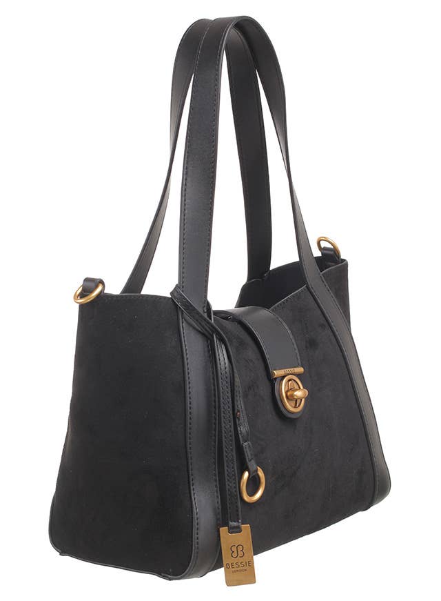 Bessie London – wholesale Shoulder bag – women's – CLASSIC TURN-LOCK SHOULDER BAG15