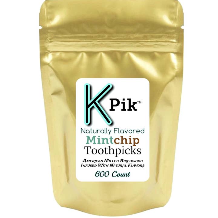 600ct Zahnstocher mit Minze-Chip-Geschmack für den Großhandel von K-Pik