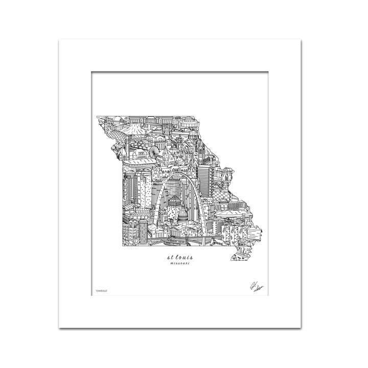 Townsville Art – Großhandel Kunstdruck – St. Louis Missouri Wanddekor6