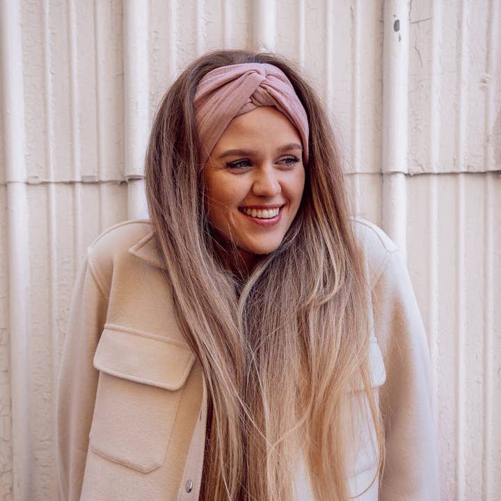 Faixa de cabelo de musselina por atacado de hutch&putch