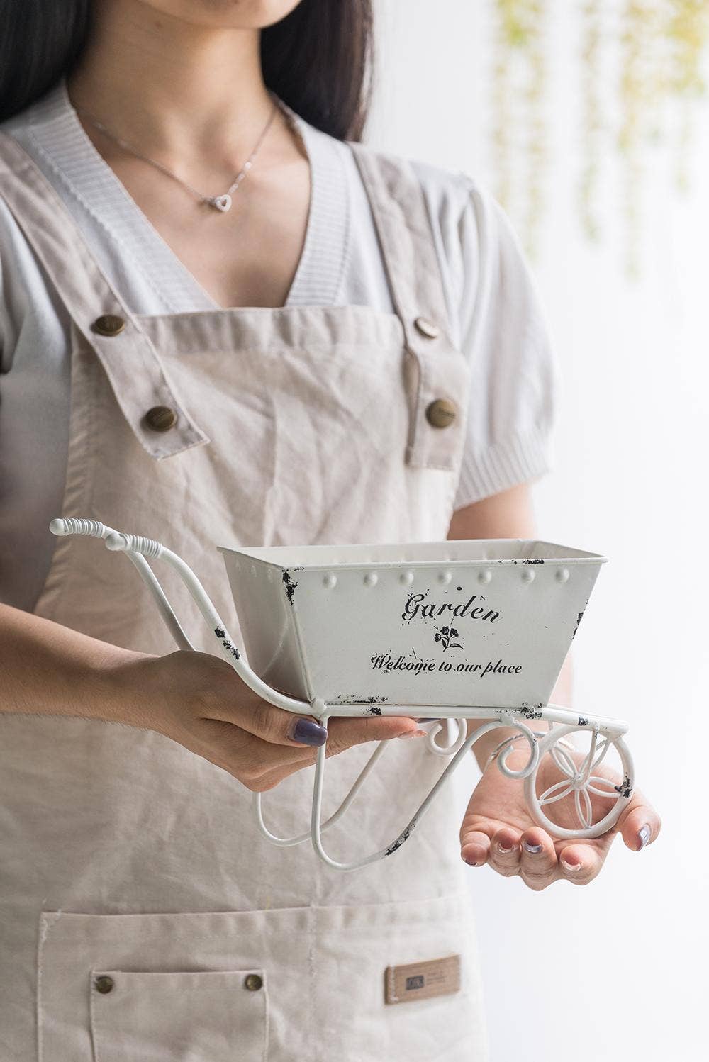 A&B Home Group Inc. – suporte de vaso por atacado – Carrinho de Mão Vaso3