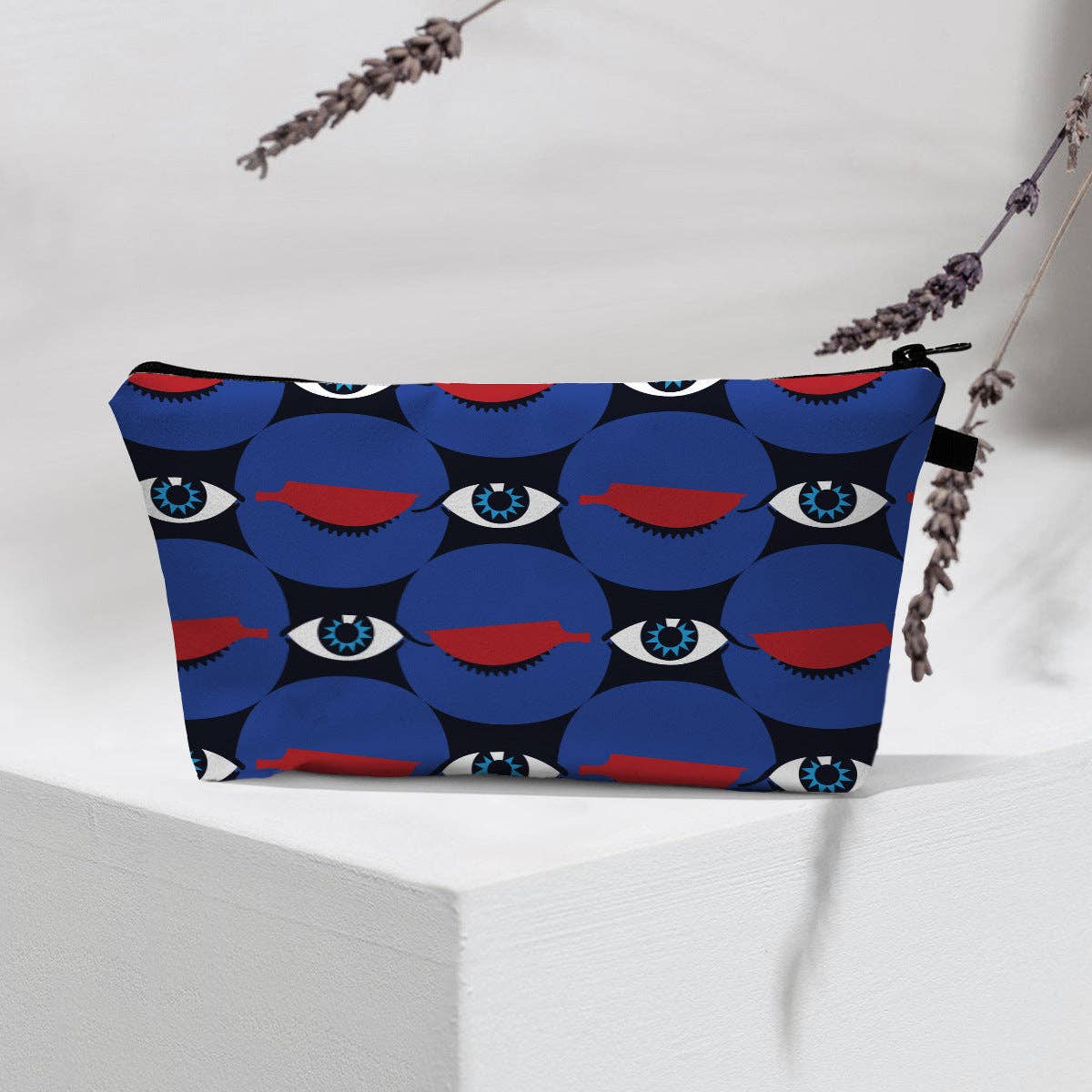 pinkblu02 - Wholesale Make-up tas/toilettas - Damesmode Boze Oog Draagbare Cosmetica Tas48