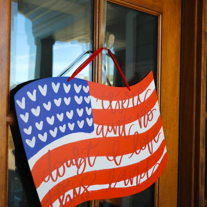 Nessun Dubbio Appendino per Porta con Bandiera per la vendita all'ingrosso da parte di Doodles By Rebekah