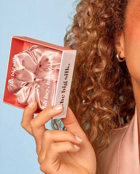 The Big Silk - Wholesale Scrunchie - Women's - Large Organic Silk Scrunchie - Luxurious Pleated Design11