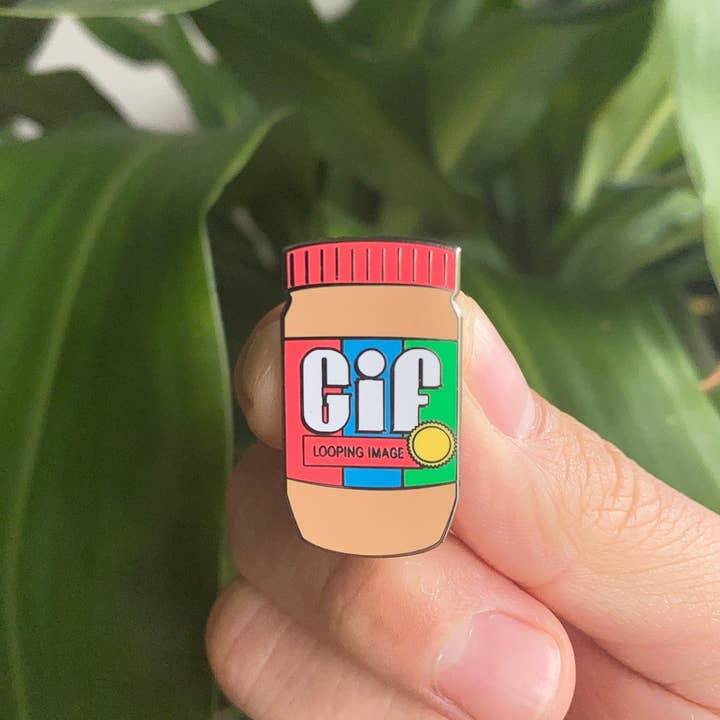 Hype Pins – Alfinete/botão de lapela por atacado – Pino de esmalte duro para frasco de manteiga de amendoim