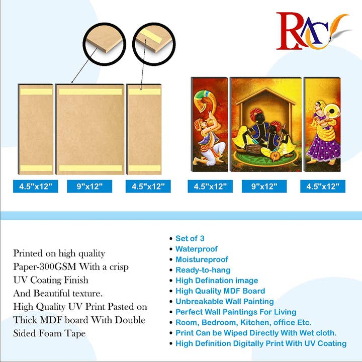 Buddha Ayurveda - Wholesale Painting/Drawing - Historical Digital Rajasthani Painting For Halloween9