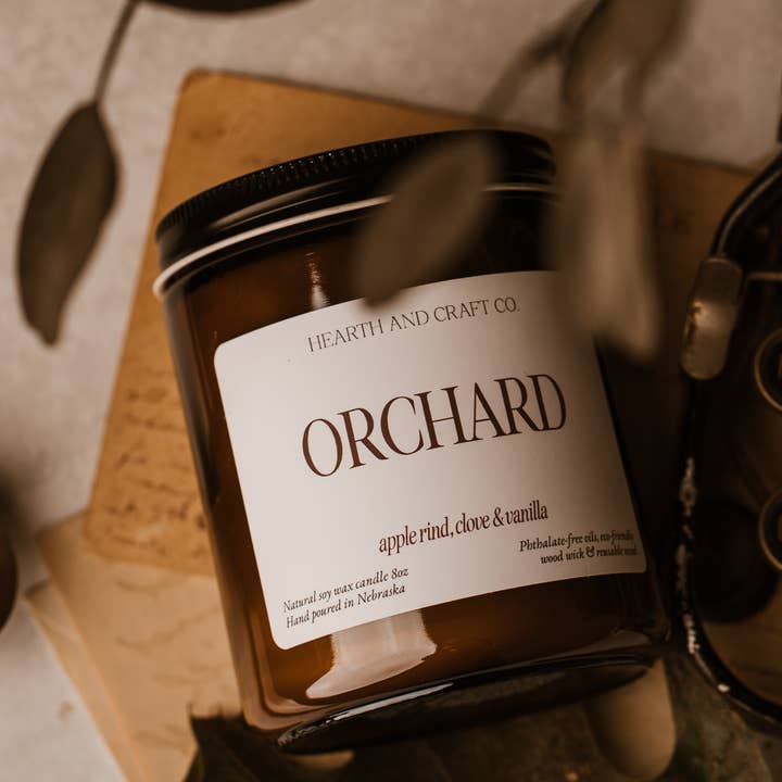 Hearth and Craft Candle Co. - Vente Bougie en bocal - VERGER1