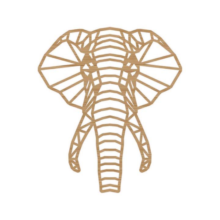 Geometrische Tiere Elefant für den Großhandel von WoodWideCities