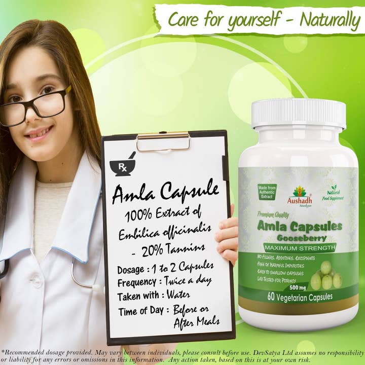 DevSatya Ltd Aushadh, Ayushya, Divyaherb - Wholesale Oral Supplement/Vitamin - Amla Fruit Capsule6