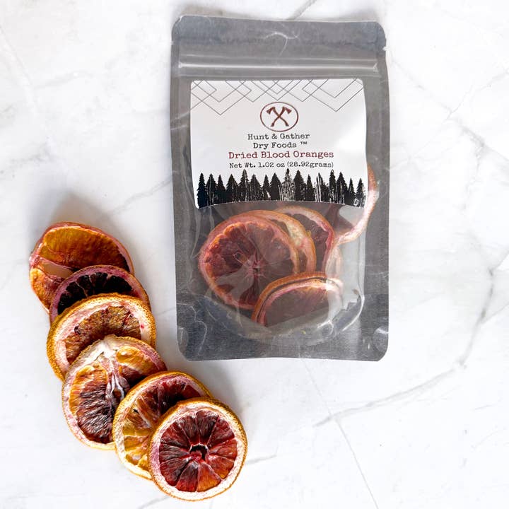 Hunt and Gather Dry Foods - Wholesale Dried/Dehydrated Fruit - Dried Blood Oranges Cocktail Garnishes