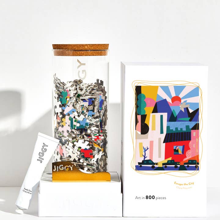 JIGGY Puzzles - Wholesale Puzzle - Adult - 800pc Puzzle & Glue Kit: Escape The City0