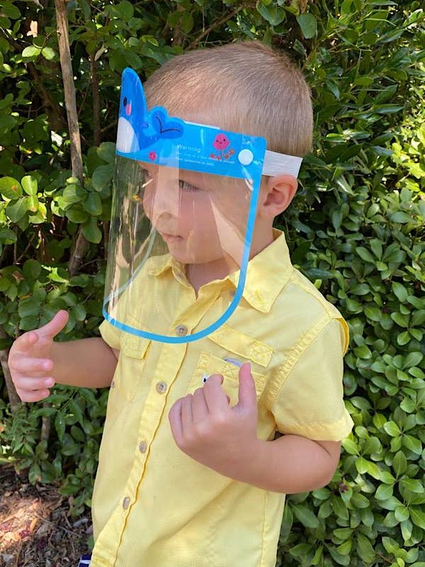 ÉCRAN FACIAL POUR ENFANTS. 7 PIÈCES/10,50 $ AC-803457 pour la vente par Kids Charm Online