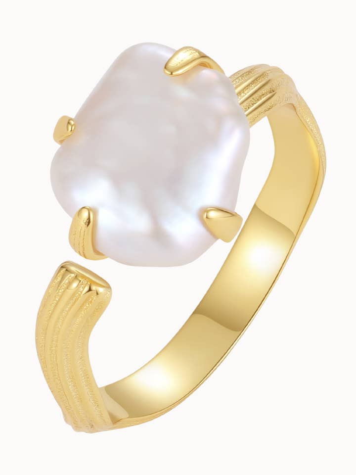Lorien Ring - Dourado por atacado de Nava Copenhagen